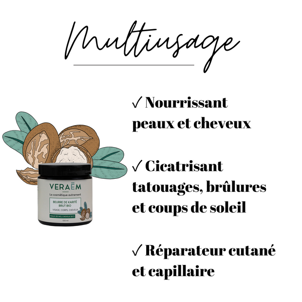 Beurre de Karité Brut Bio